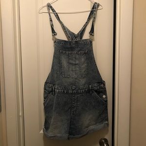 Light blue overalls